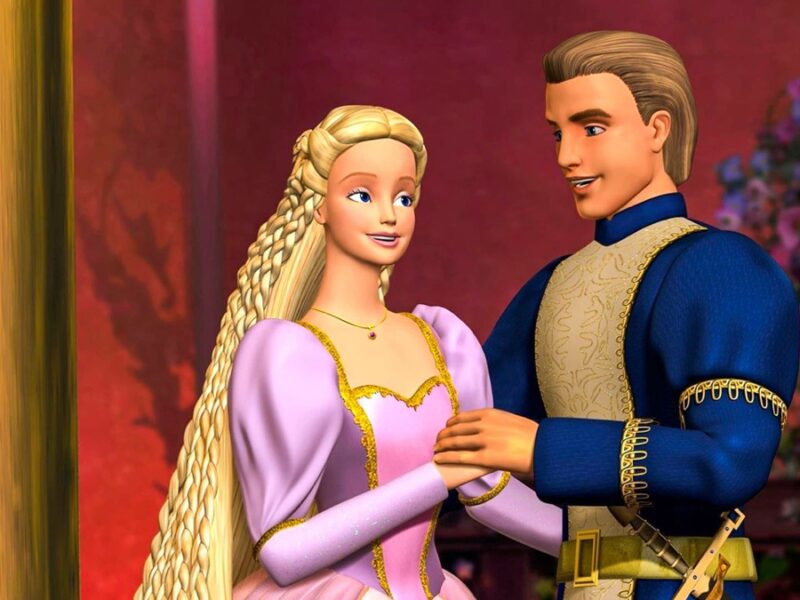 desenho da Barbie e do Ken para colorir e imprimir